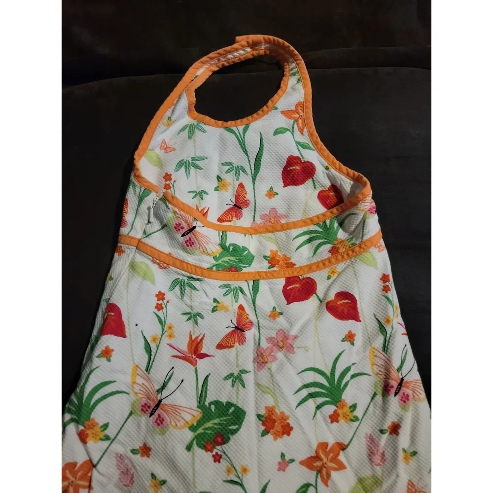 Gymboree vintage tropical paradise floral butterfly dress size 12 18‎ months